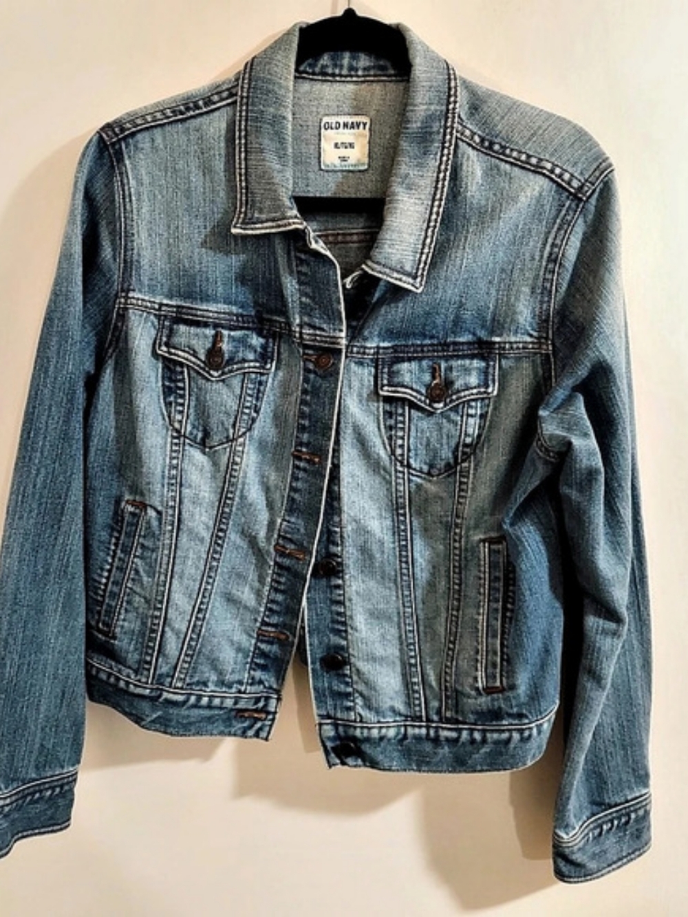 Old Navy Classic Jean Jacket for Women's Denim Jacket Size XL